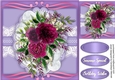 Beautiful Burgandy Roses on lace