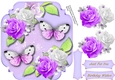 Butterflys and Llilac Roses
