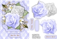 Lilac Roses and Babys Breath