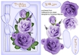 Beautiful Lilac Roses with Bow