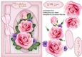 Beautiful Pink Roses with Bow