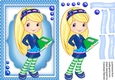 Lovely Blueberry Girl