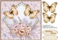 Coffee Butterflys on a Scalloped Mat