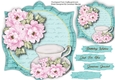 Pink  Roses and Afternoon Tea 
