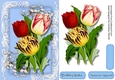 Beautiful Tulips on Corner Lace