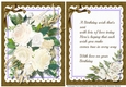 Beautiful White Roses with Verse