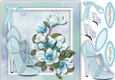 Beautiful Blue Magnolias and Shoes