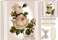 Beautiful Cream  Roses on Lace 