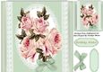 Beautiful French  Roses on Lace 
