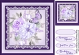 Lilac Roses and Butterfly 