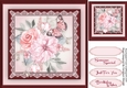 Pink  Roses and Butterfly 