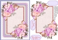 A5 Beautiful Lilac and Pink Roses