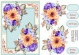 A5 Marigold and Roses