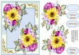 A5 Sunflowers and Roses