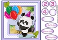 Pandas Birthday Balloons 2