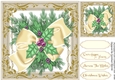Beautiful Cream Bow and Holly