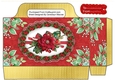 Beautiful Tote Bag , Red and Gold