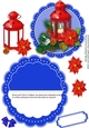 Blue Rocker, Christmas Lantern