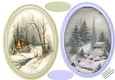 Oval Christmas Toppers 1