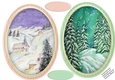 Oval Christmas Toppers 2