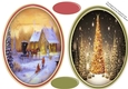 Oval Christmas Toppers 4