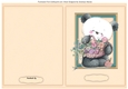 Print, Cut, and fold, Teds Basket of Flowers 3