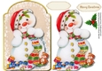 Christmas Tag , Cute Snowman 