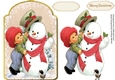 Christmas Tag , The Snowmans New Hat