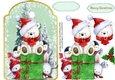 Christmas Tag , Teddie and Friends