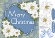 Golden Snowflakes and Poinsettis 1