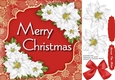 Golden Snowflakes and Poinsettis 3