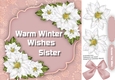 Warm Winter Wishes Sister