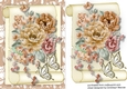 Beautiful Golden Roses on a Scroll Mat