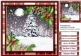 Beautiful Night Time Sky in Tartan Frame