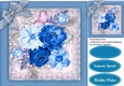 Beautiful Blue Roses and Bow 