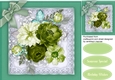 Beautiful Sage Green Roses and Bow 