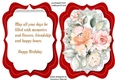  Red Flip Card and Roses 