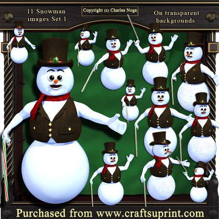 11 Classy Snowmen