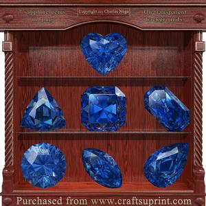 7 Sapphire Gems