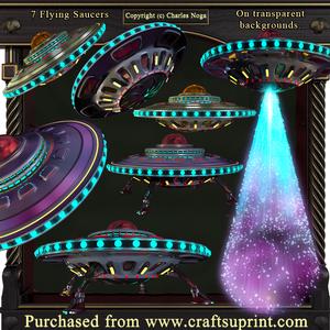 8 Flying Saucers