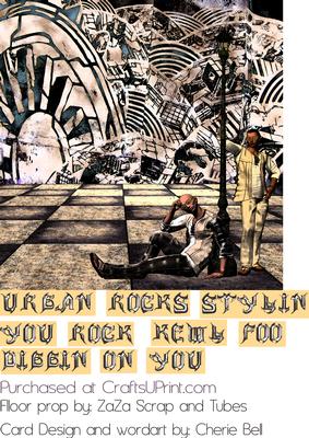 Urban Man Card Topper
