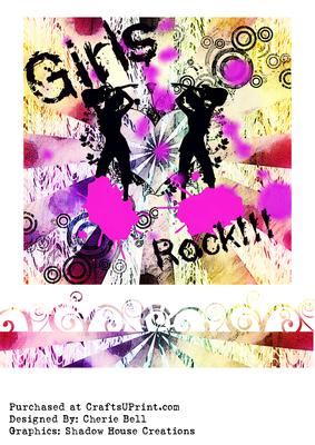 Girls Rock Groovy Teenage Topper
