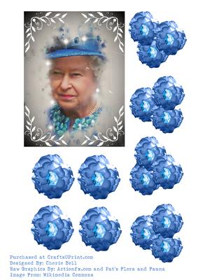 Queen Elizabeth Ii Diamond Jubilee Topper