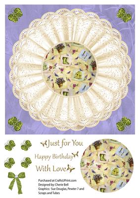 Garden Doily and Butterflies Step by Step