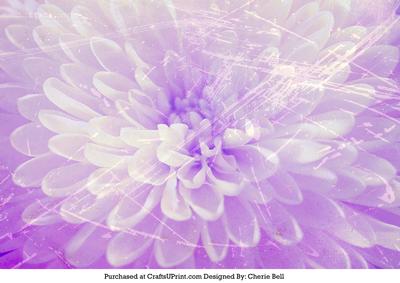 Purple Floral Grunge Background Paper