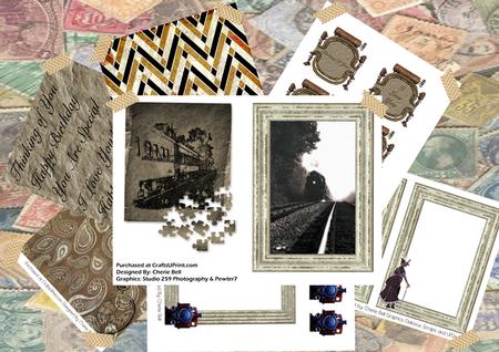 Locomotive Steam Train Variety Kit