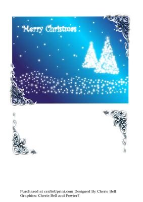 Glowing Snowflake Christmas Topper