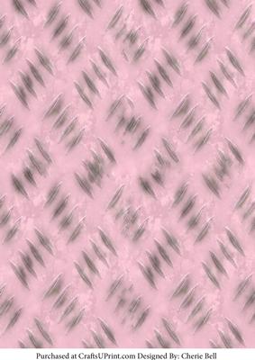 Girly Pink Industrial Grunge Backing Paper