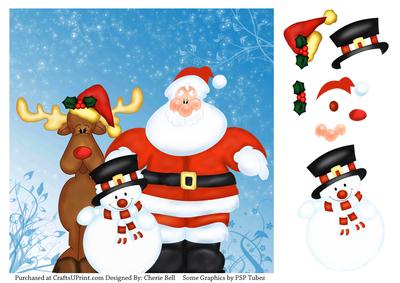 Holly Jolly Christmas Topper
