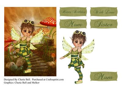 Steampunk Fairy Scene
